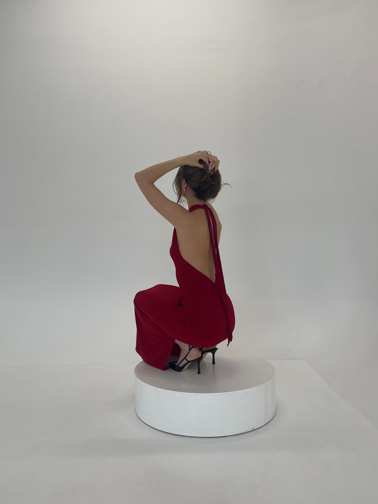 Maria in Red Dress